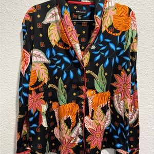 Room Service Vibrant Floral and Tiger sleep set